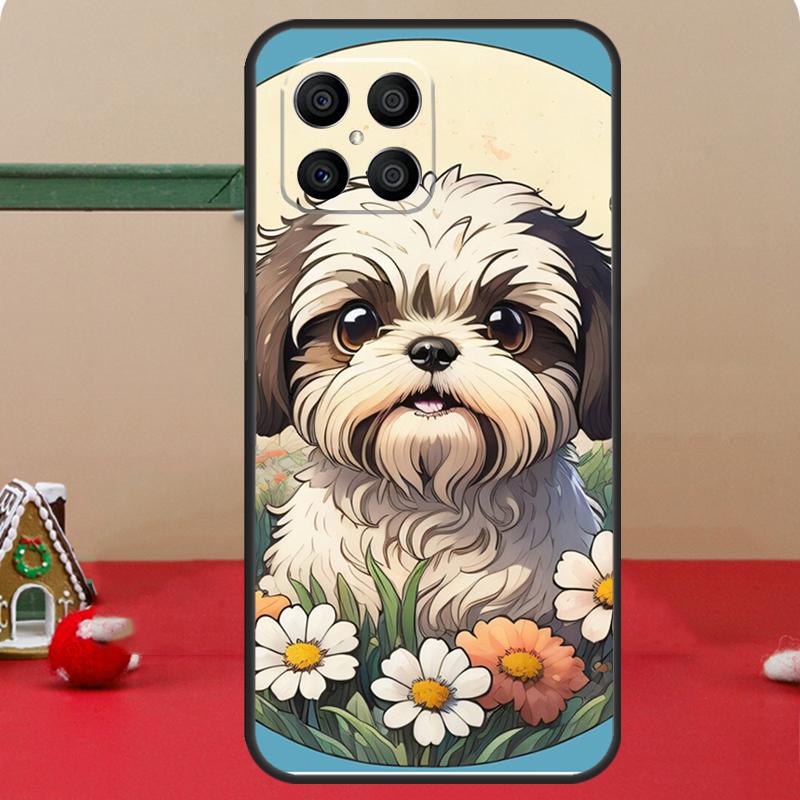 Cartoon Shih Tzu Dog Case For Honor Magic 8 Pro 6 7 Lite Honor 400 200 50 70 X8c X8b X9a X9b X9c X9d Win RT Coque
