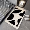 Modern Minimalist Diatomaceous Earth Bath Mat Non-Slip Absorbent Floor Bathroom Shower Area