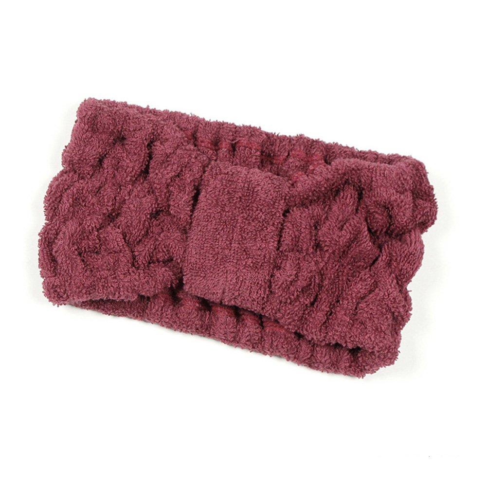 Imabari Towel Hairband Pile (Raspberry)
