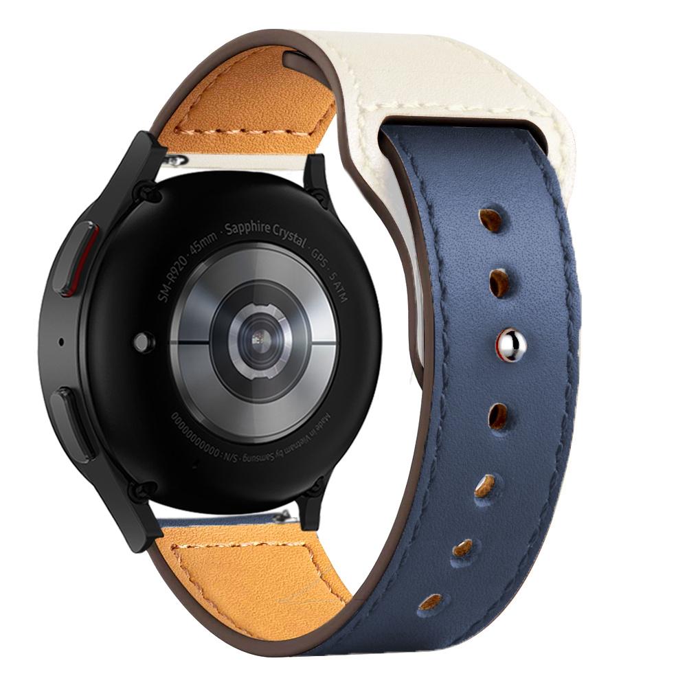 20mm 22mm Band For Samsung Galaxy watch 4/7/5 Pro/6/classic/Gear s3 40mm 44mm Leather bracelet correa Huawei GT/2e/3/4/5 straps