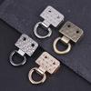 2Pcs Metal Bag Side Edge Hang Buckle Clip With D Rings For Diy Leather Craft Bag Strap Belt Handle Shoulder Crossbody Bag Parts