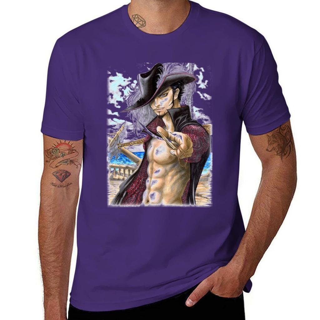 Dracule Mihawk Tshirt Aesthetic clothing graphics sublime Short sleeve tee mens graphic tshirts anime
