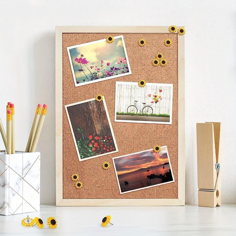 10/20/30/40/50Pcs Creative Board Push Pin Photo Wall Decor Thumb Tacks  Office School Supplies