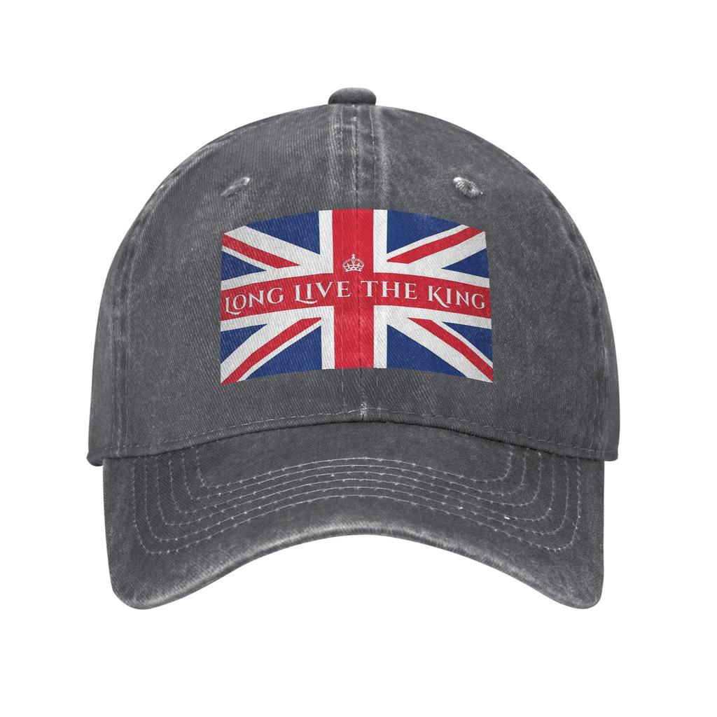 Vlajka Union Jack Spojeného království Britská džínová čepice Ležérní baseballové čepice Nastavitelná čepice Letní Unisex Baseballové čepice