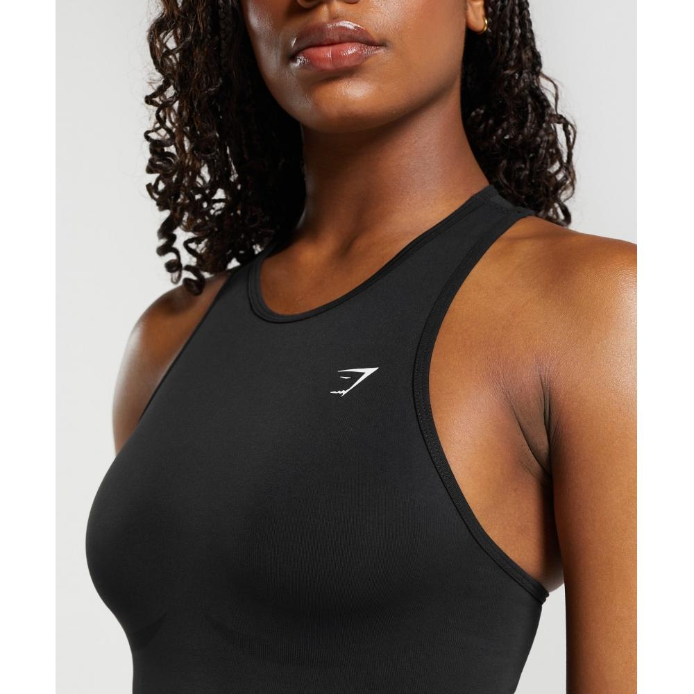 Gymshark Everyday Seamless Tight Fit Tank Black B8a4s Bb2j