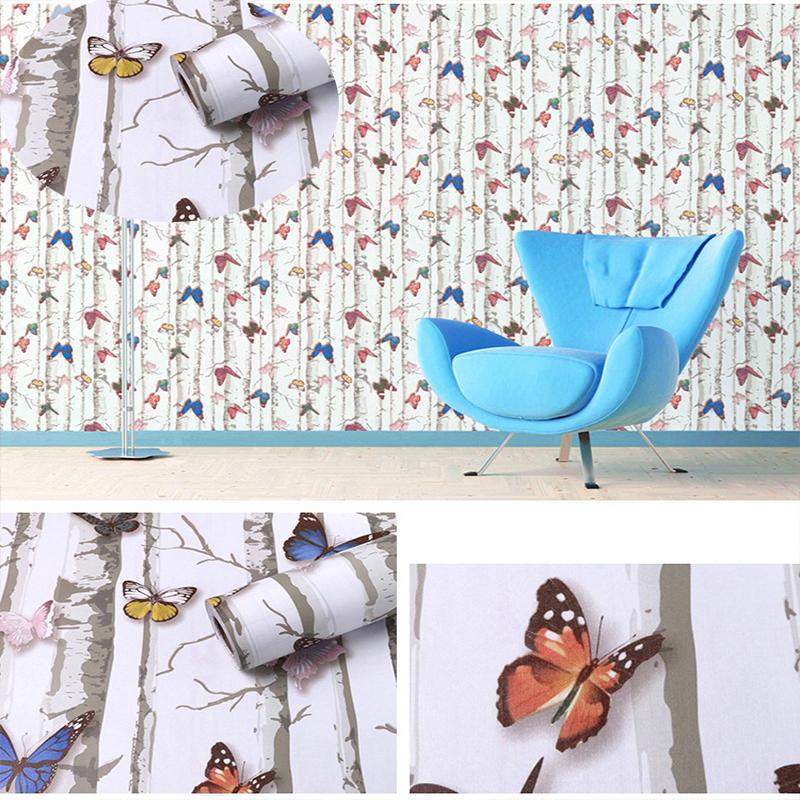 Vinyl Floral Leaf Peel and Stick Wallpaper Self Adhesive Contact Paper Removable Waterproof Wallpaper For Furniture Renovation