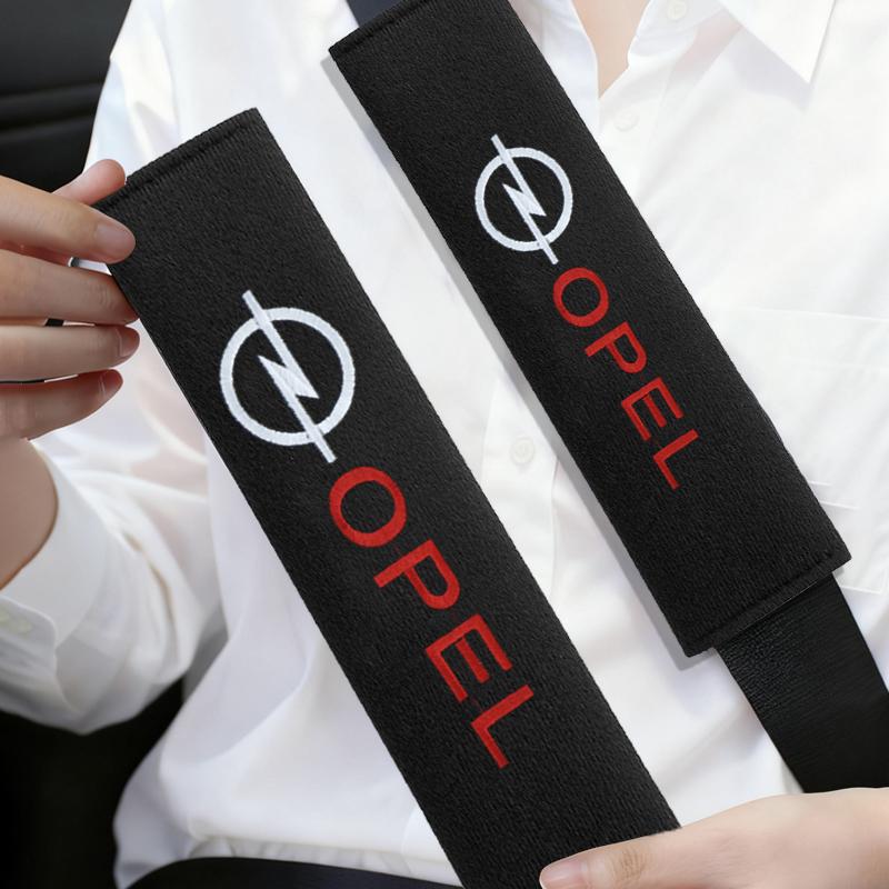 Car Interior Accessories Auto Seat Belt Cover Shoulder Pads For Opel Astra j g Insignia Corsa d Vectra c Zafira a Auto Gadgets
