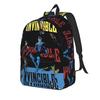 Mochila de Cómic Invencibles para Hombres Mujeres Estudiantes Adolescentes Bolso de Hombro para el Trabajo con Bolsillo para Portátil