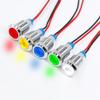 Wasserdichte Kontrollleuchte 12V LED 5er Farbset (Rot/Gelb/Blau/Grün/Weiß) Wasserdicht