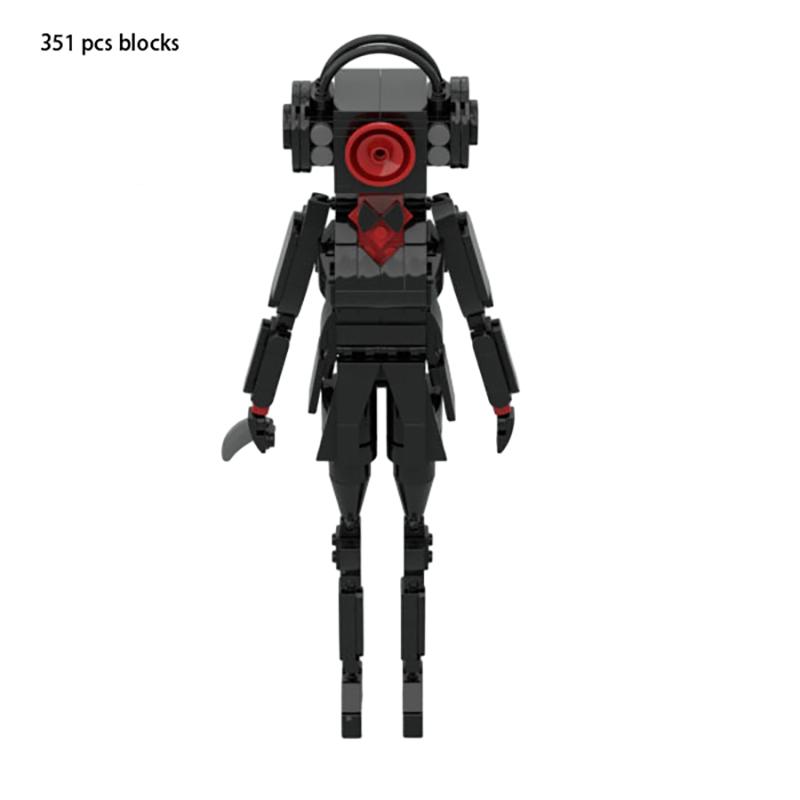 Toilet Skibidi Building Blocks Figure Plastic Toy Home Table Decoration Gift Boy