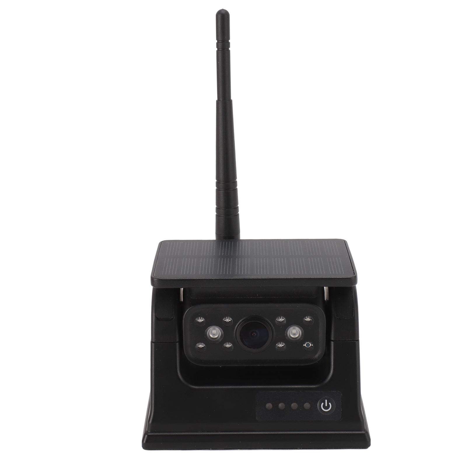 

Solar WiFi Wireless Backup Camera Magnetic IP69 Waterproof HD 1080P Night Vision Reversing Camera for RV Truck Trailer