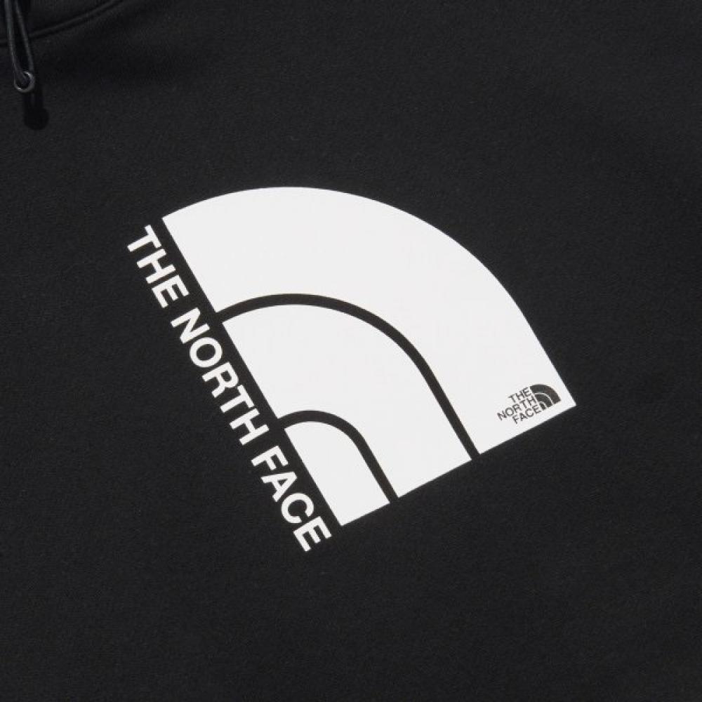 The North Face Hood Pullover With Dome Logo Black Nm5pq50k