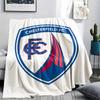 1pz Coperta in Flanella con Stampa Chesterfield F.C.C, Alta Qualità per Tutte le Stagioni, Arredamento per la Casa, Calore e Comfort, Perfetta per Regali di Natale