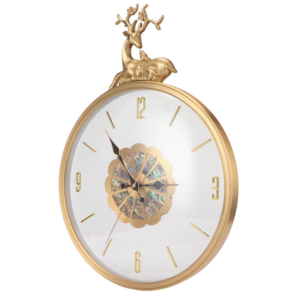 Simple Wall Pendulum Clock Silent Wall Clock for Living Room Bedroom Home Decoration