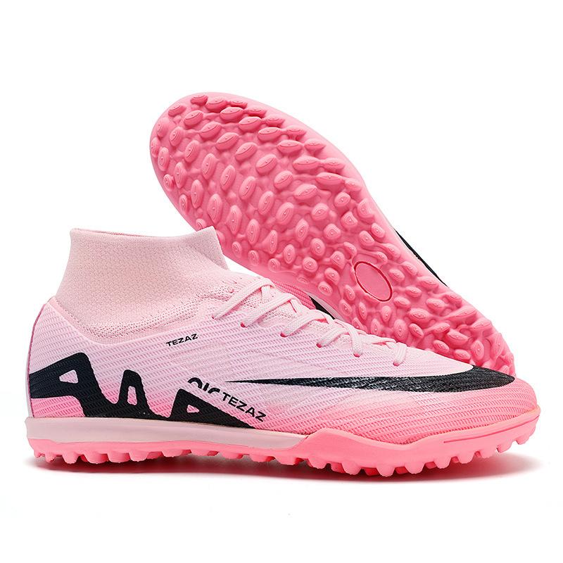 Foreign trade new high-top football shoes long nail football shoes TF broken nail training shoes football falcon men's