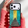 Bahamas Flagge Handyhülle für iPhone 17 16 15 14 13 Pro Max Rückabdeckung für 12 11 Pro Hülle