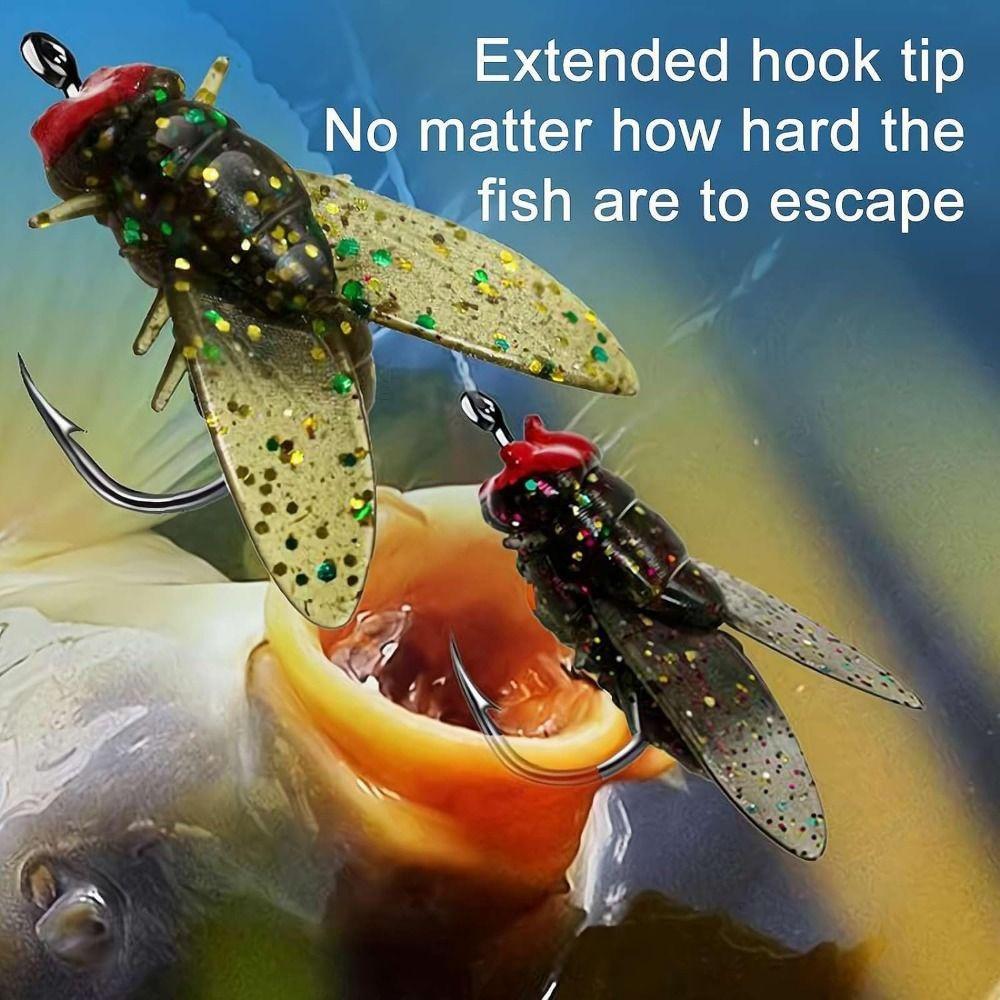 20PCS Sharpened Hook Dry Flies Fishing Lures Kit Simulated Flies Trout Jigs Swimbaits Trout