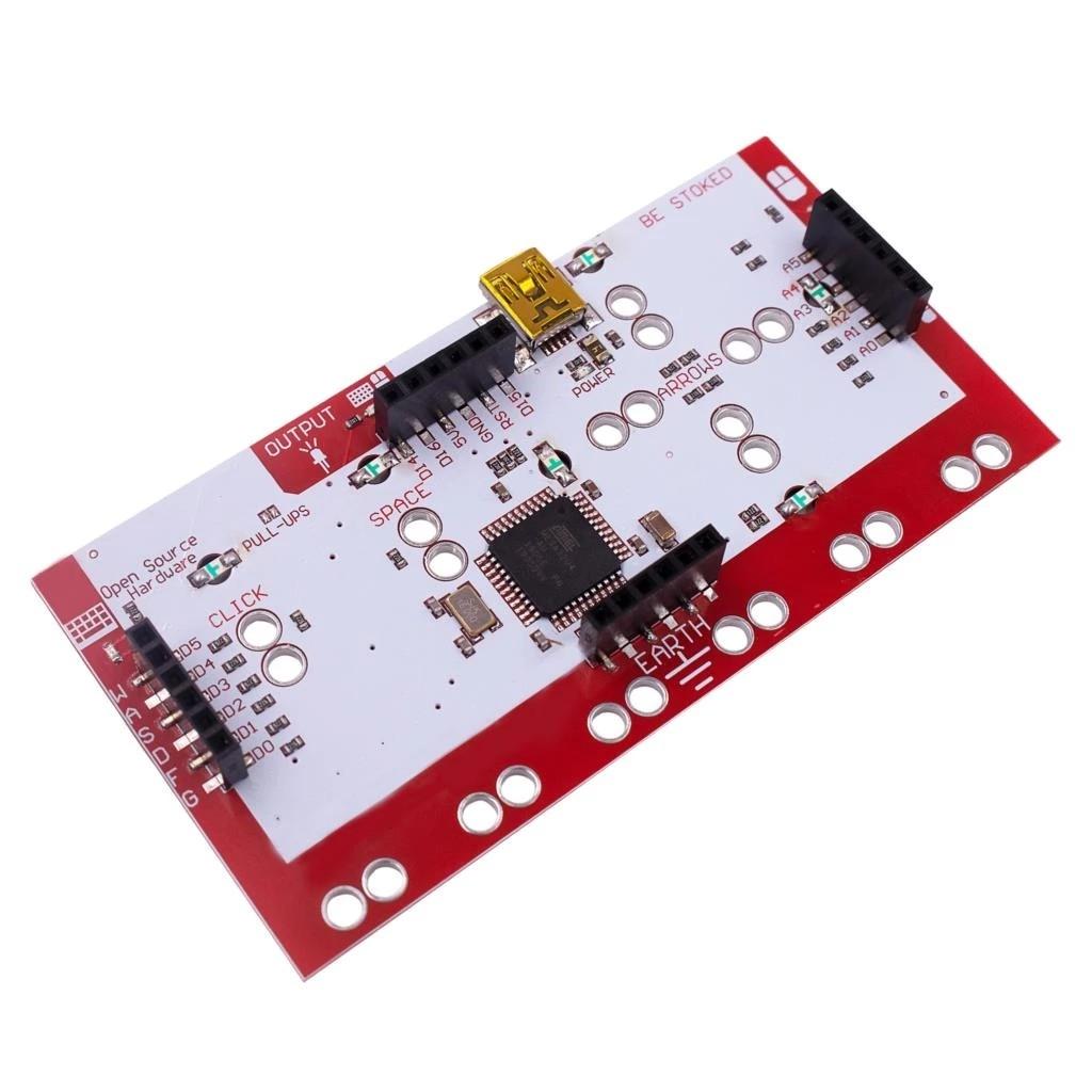 For Makey, the Main Control Board Is Compatible with a Complete Set of USB Data Cables and Crocodile Clip Cables Module