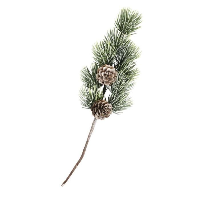 Rameau de sapin avec pigne 24 cm
