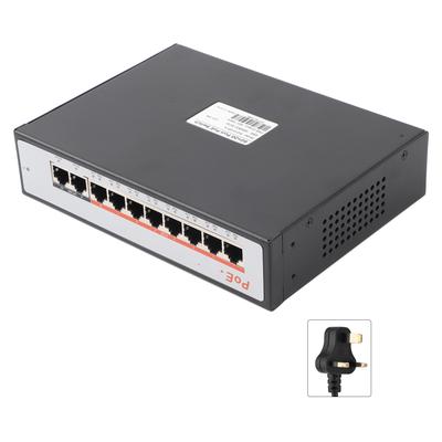 Builtin 8+2 10Port Monitoring PoE Gigabit Ethernet Switch for IP Camera