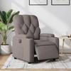 Vidaxl Electric Recliner, Taupe Color, Fabric Upholstered
