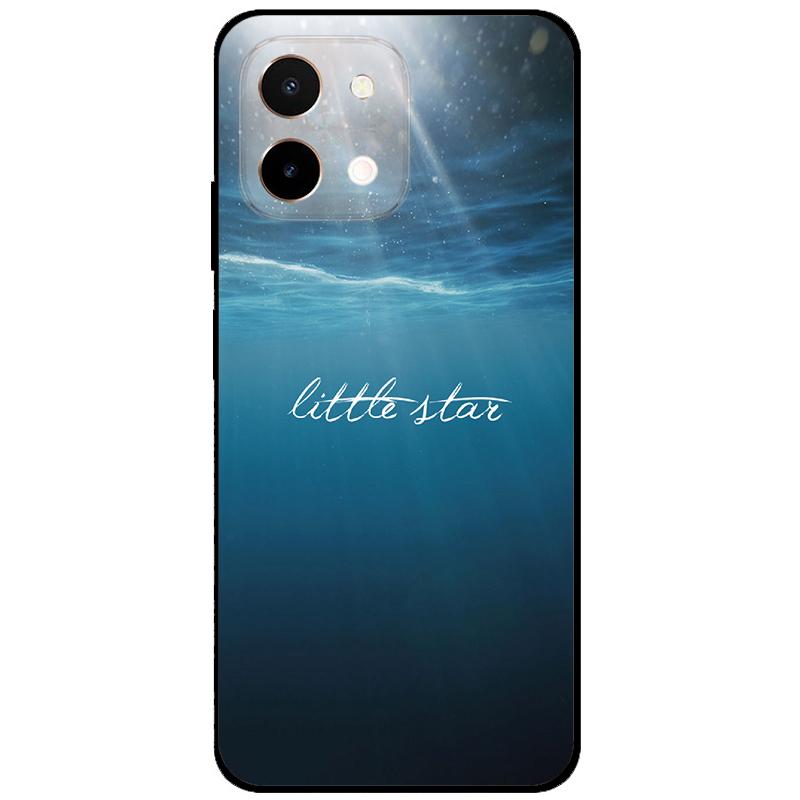 For Vivo Y28 4G Case 6.68'' Black TPU Silicon Cartoon Protection Cover for VivoY28 Y 28 4G Shockproof Capa Wolf Animals Soft Bag