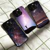 Space For Galaxy U-Universe Phone Case For iPhone 17,16,15,14,13,12,11 Plus,Pro Max,XS,Colorful Silver Phone Case Funda Cover