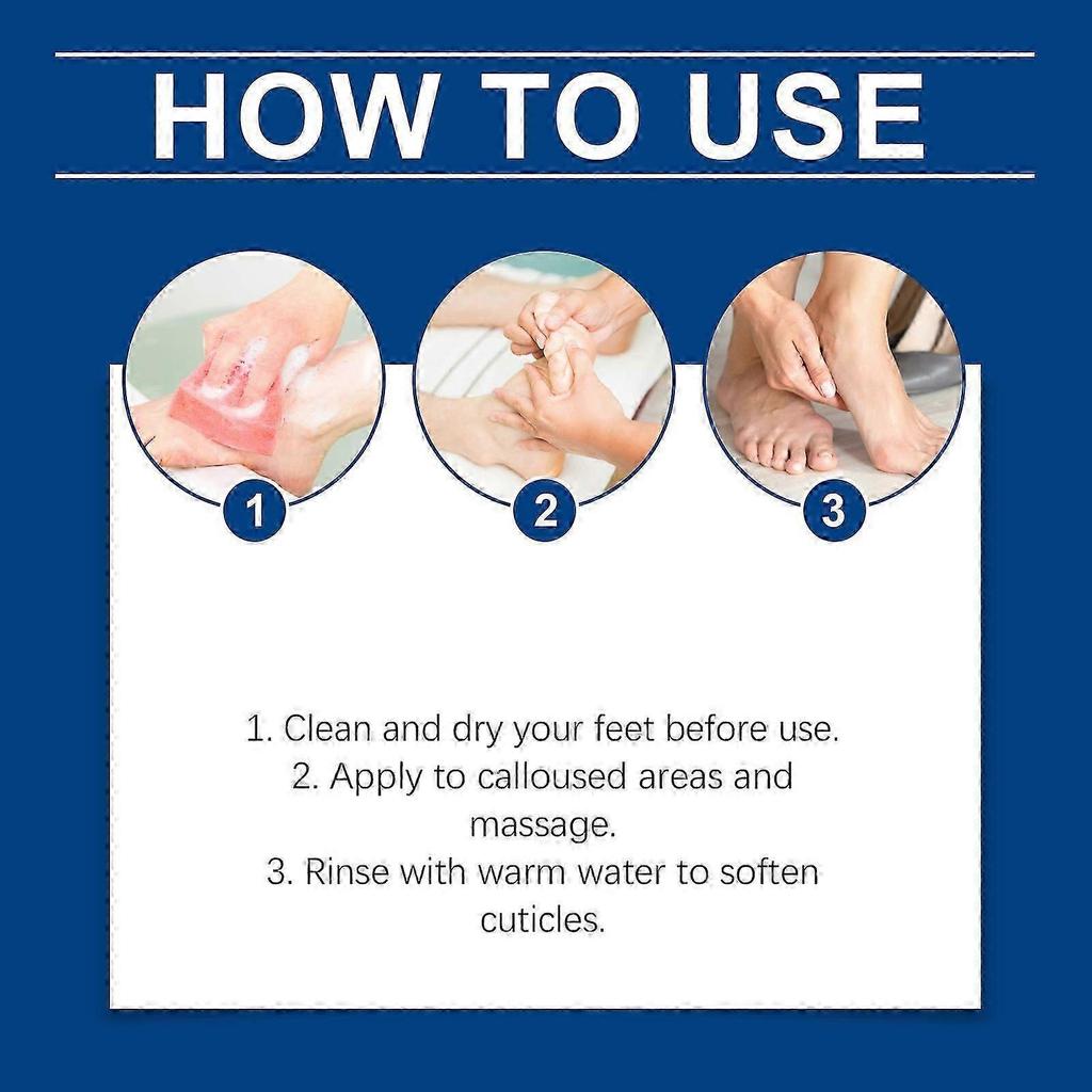 1-5x Callus Remover for Feet, Extra Strength Foot Callus Remover Gel, Dead Skin Removal for Feet, Dry Cracked Heel Repair, Peel Exfoliator Foot Care