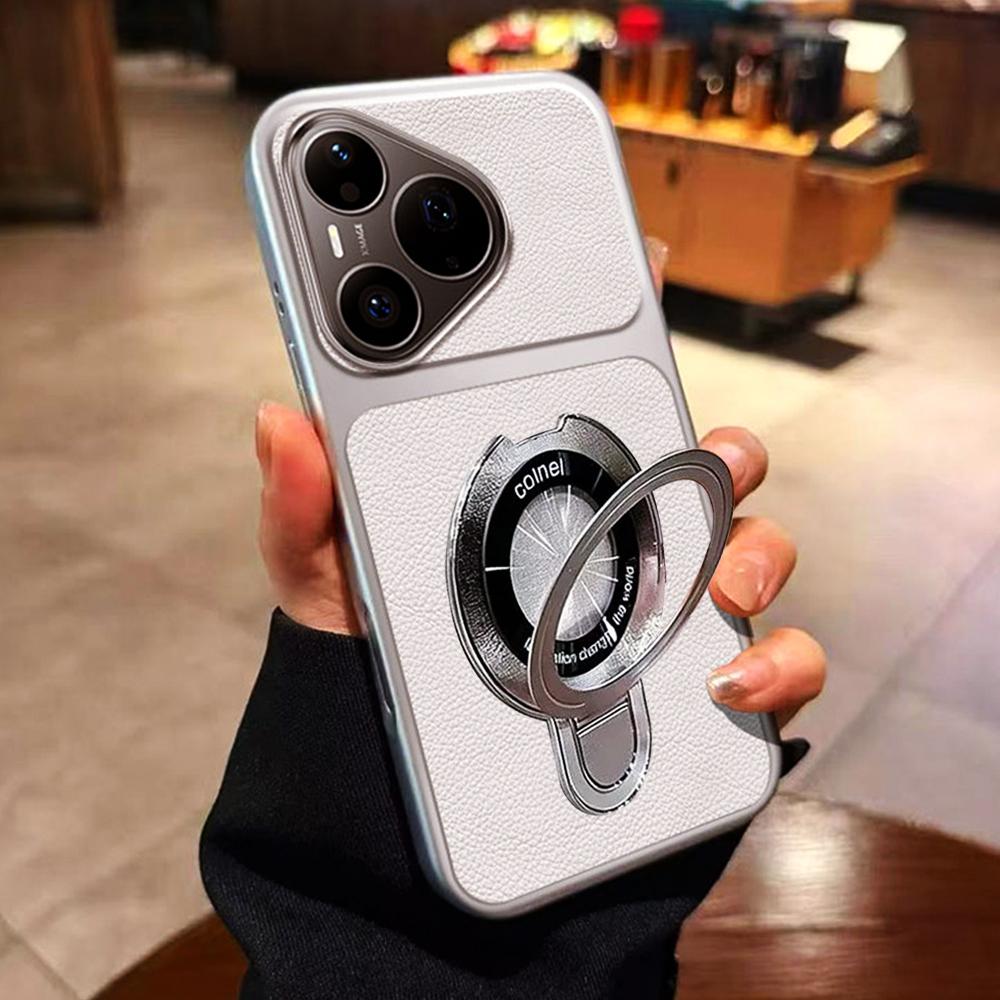 Luxus Litschi PU Lammleder Halter Handyhülle Für Huawei Pura 90 Pro Max 80 70 P40 P50 P60 Pro Plus Ultra Stoßfest Ständer Abdeckung