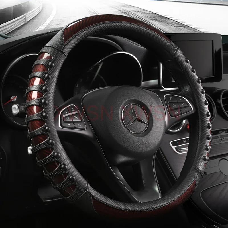 Micro Fiber Leather Steering Wheel Cover for VOLVO XC60 XC90 XC40 XC70 S60L C30 S80 S90 V50 V60 Car Accessories