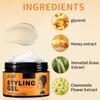 Hair Gel Moisturizing Styling Broken Hair Finishing Strong Styling Hair Gel Jelly Glue