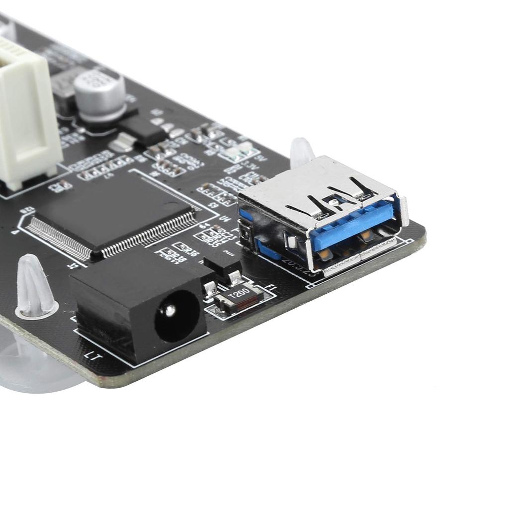 PCIE to Dual PCI Adapter Resin Riser Expansion Card with 0.6m Cable for Windows XP, Windows 7, 8, 10, 2003, MacOS, and Linux