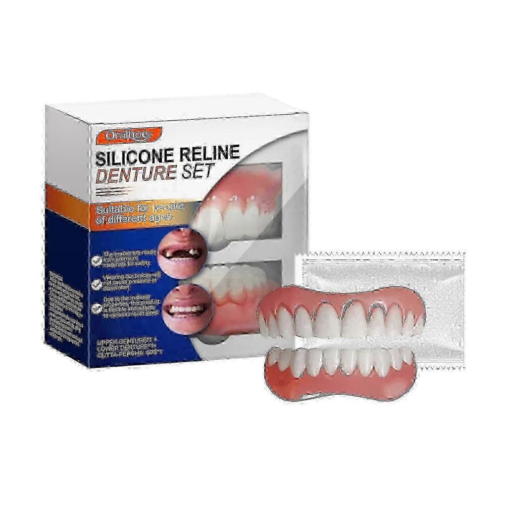 Silicone Resin Denture Setdental Beauty Sets, Enhance Smile Beauty, Comfortable Material Dentures