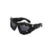 Face Small Sunglasses Street Punk Rivets Metal Color Sunglasses Trendy Glasses