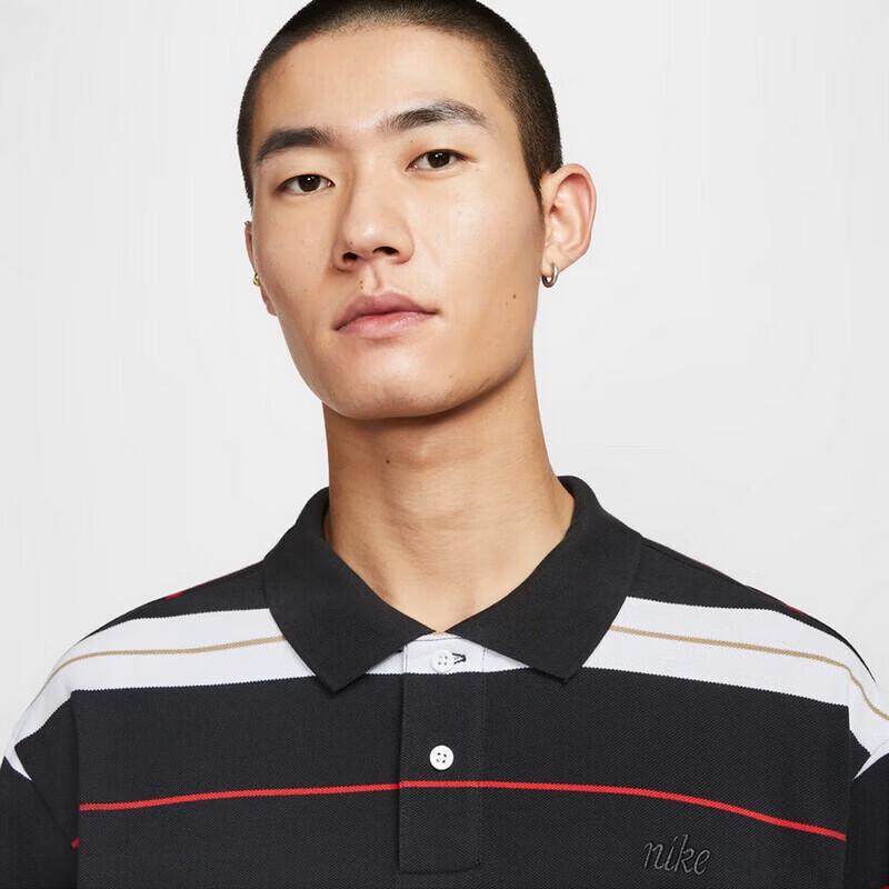 Nike Men's Club Stripe Polo Shirt