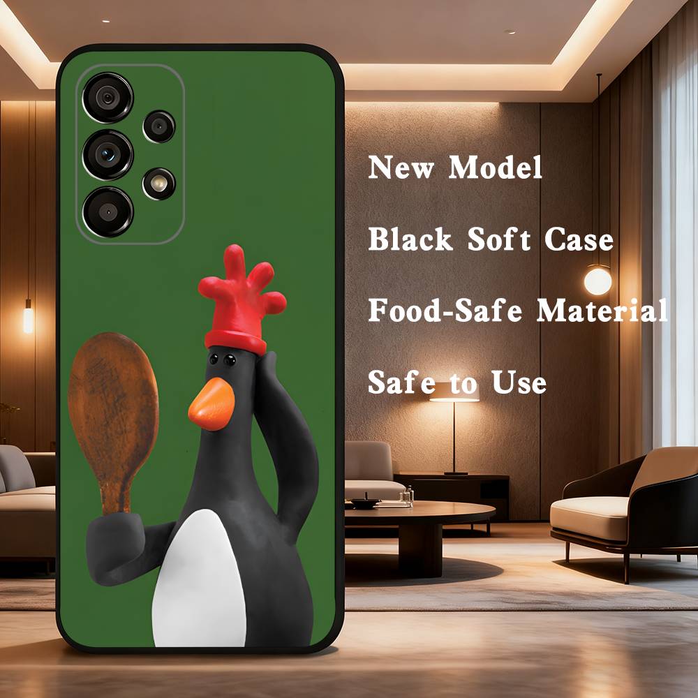F-Feathers M-McGraw Phone Case For Samsung Galaxy A73,31,32,72,41,53,52,71,22,5G,Note,J7,8,9 Soft Black Cover
