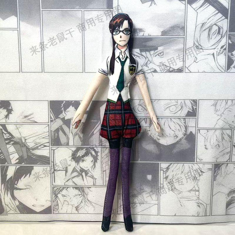 28cm Asuka Rei Kaworu Makoto Shinji Pluche Speelgoed Knuffelpop Met Skelet Lichaam Zacht Schattig Verzamelaar Fan Cadeau Voor Volwassene 28cm
