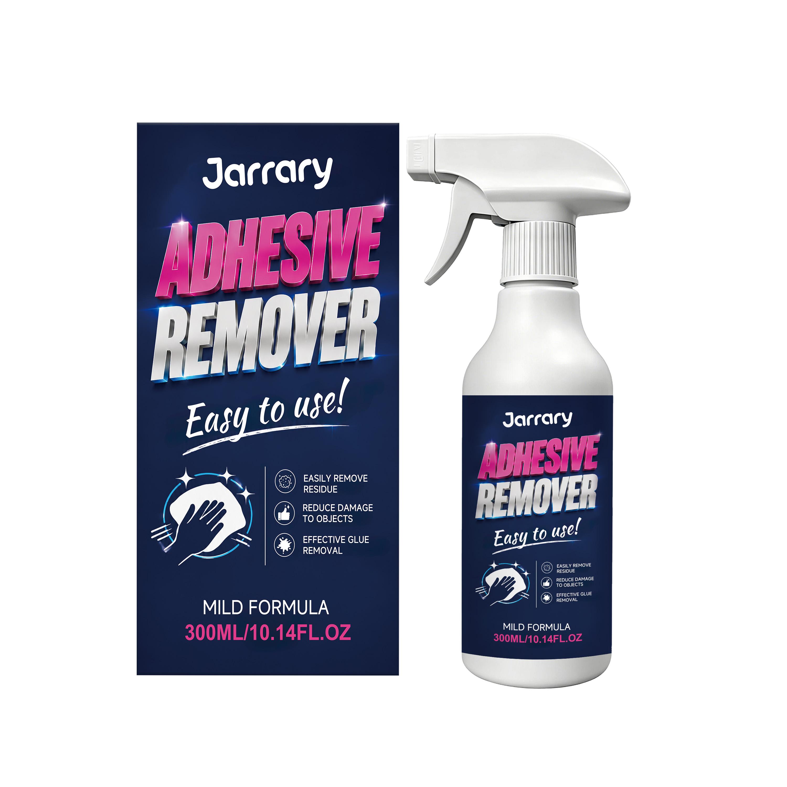 Jarrary Adhesive Removal Spray Mild ingredients daily cleaning tape glue residue stain removal spray