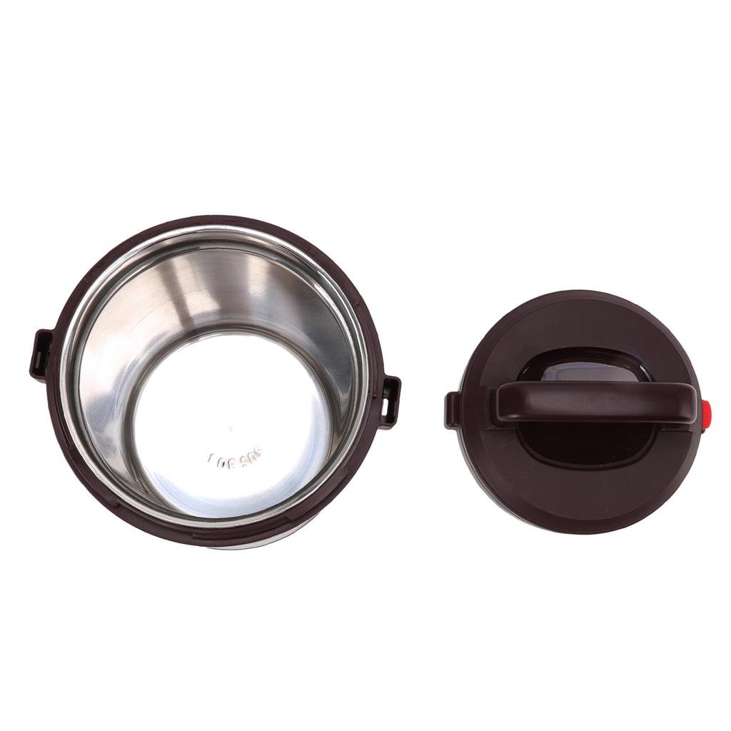 1.6L Speise-Thermobehälter 304 Edelstahl Drei Schichten Tragbar Isolierte Lunch Bento für Studenten