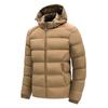 Men's Hooded Down Cotton Jacket - Trendy, Casual, Thick, and Warm Coat.