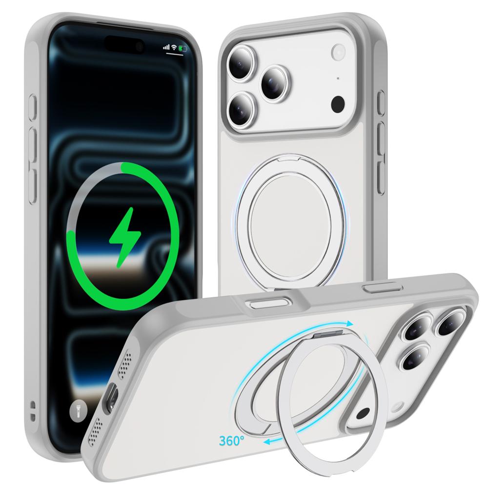 

Shockproof Magnetic Bracket Phone Case For iPhone 17 Air 11 12 13 14 15 16 17 Pro Max Plus For Magsafe Stand Holder Cover Funda iPhone Air