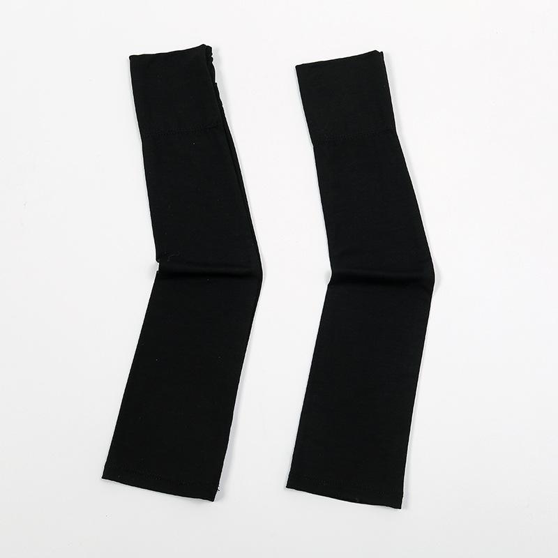 New Modal Cotton Arm Warmers For Women Girls Soft Solid Wide Edge Driving Sunscreen Long-Sleeved Summer Outdoor Riding Sleeves