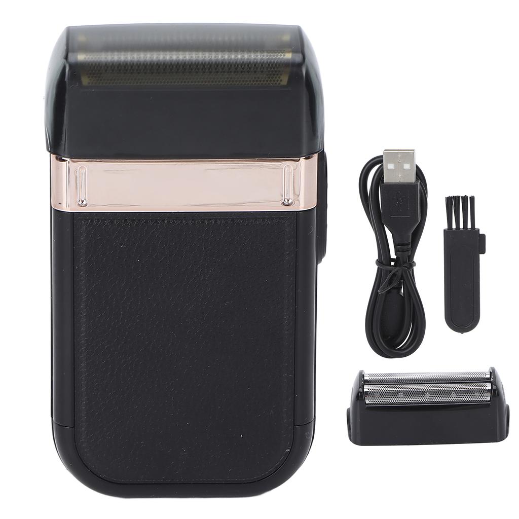 Electric Foil Shaver 2 in 1 Dual Purpose Low Noise Powerful Motor Stainless Steel Blade Portable Barber Shaver