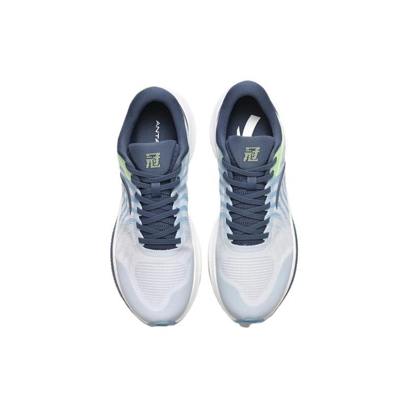 Anta Champion Running Shoes 2nd Generation Anti-Slip Wear-Resistant Low-Top Running Shoes Men's Gray Green Sneakers 112415562S-1