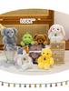 Adorable Teddy Bear & Bunny Plush Keychain for Kids – Perfect Schoolbag Charm & Gift for Girls