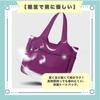 [ideastore] Large Capacity, Lightweight Nylon Gym Bag for Women (Purple)