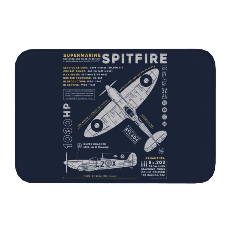 Personalized Plane Arrivals And Departures Doormat Mat Anti-Slip Plane Aviation Airplane Kitchen Bath Garden Rug Carpet 40*60cm