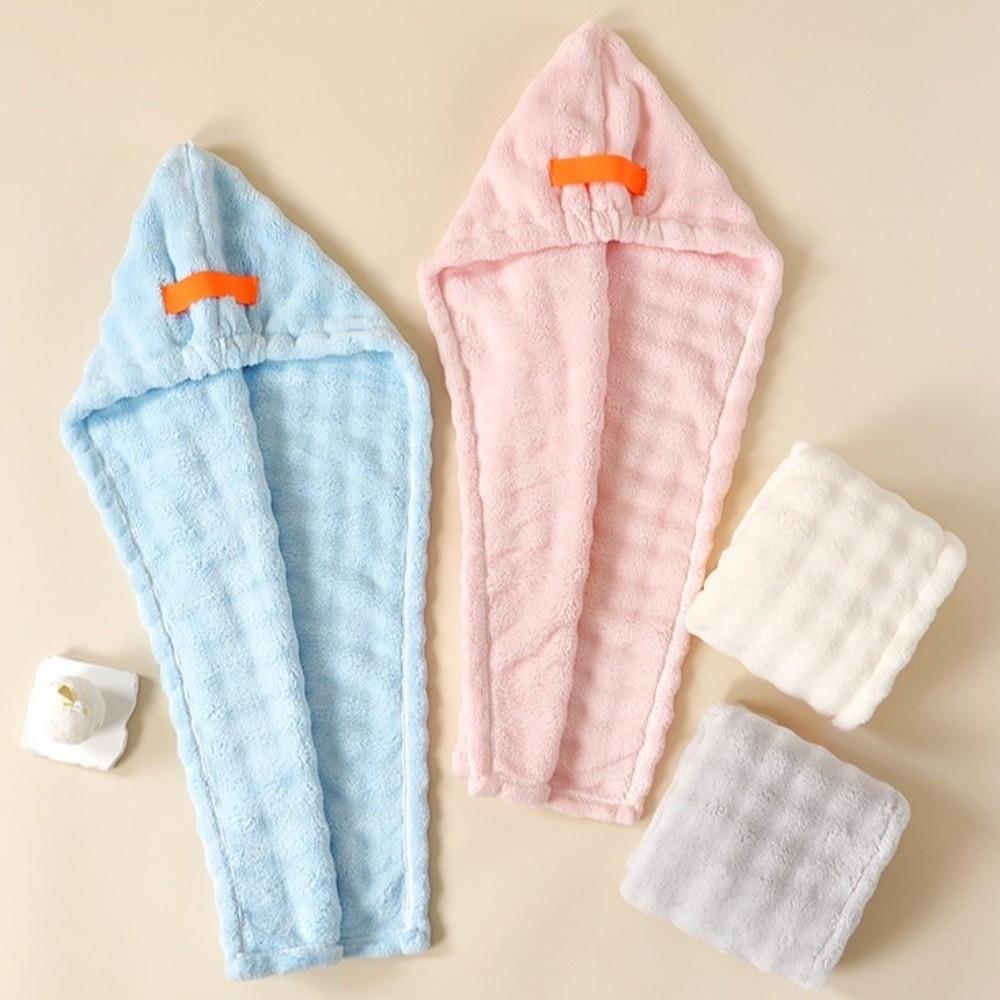 Microfiber Quickly Hair Dry Towel Super Absorbent Soft Bathroom Women Turban Extra Large Thickened Hair Dry Wrap Bonnets