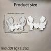 Stylish Decorative Sturdy Silicone Mould of Boy and Girl with Heart for Jewelry Accessory and Home Crafting Supplies