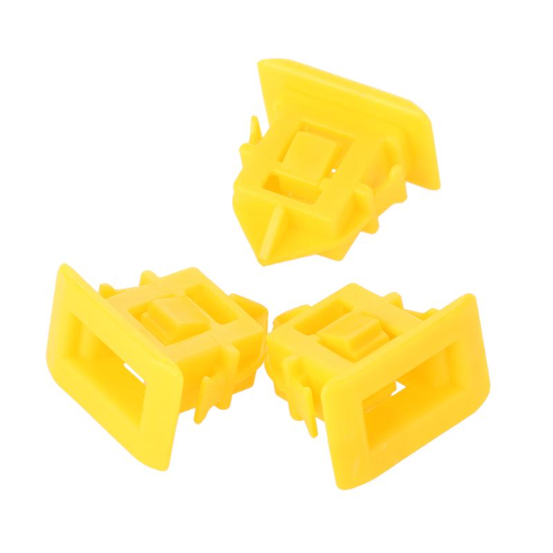 10PCS Car Guard Plate Snap Clip Fastener Lower Door Side Skirt Edge Beam Bottom Edge Plastic Rivets For Volvo S40 C30 S80 S60